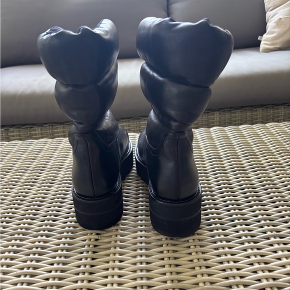 Stuart Weitzman Tyler Ultralift Lug Boots 8 winter snow skiing chunky layered - Picture 6 of 9